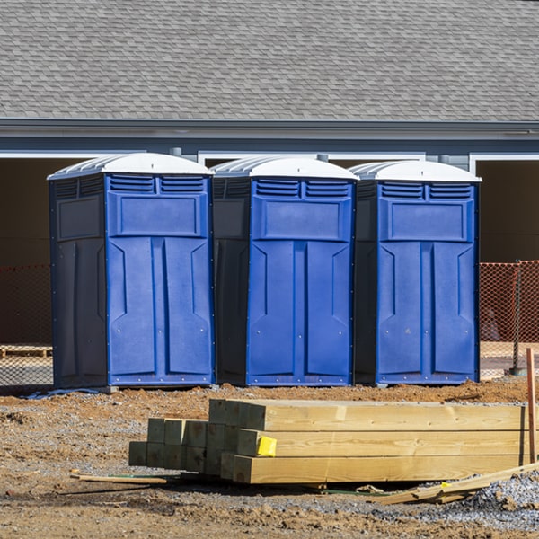 can i customize the exterior of the porta potties with my event logo or branding in Round O